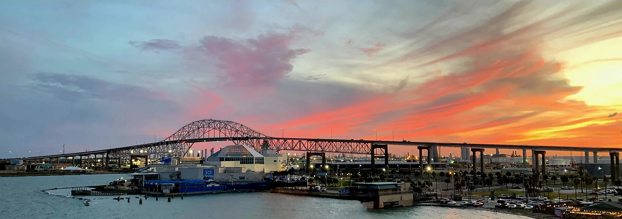 Corpus Christi City Skyline at Day in Texas